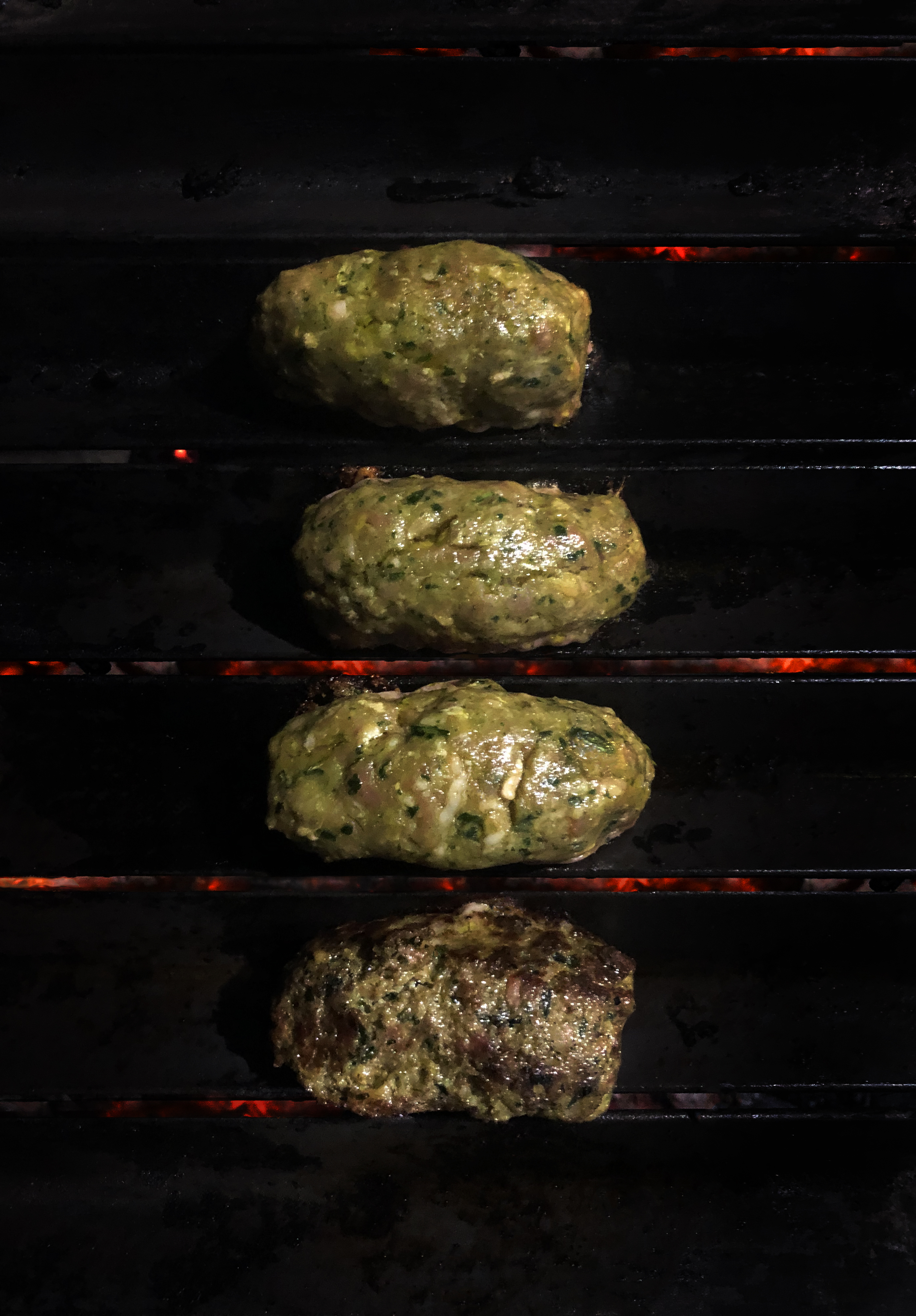Beef ktzitzot with pickled turnip