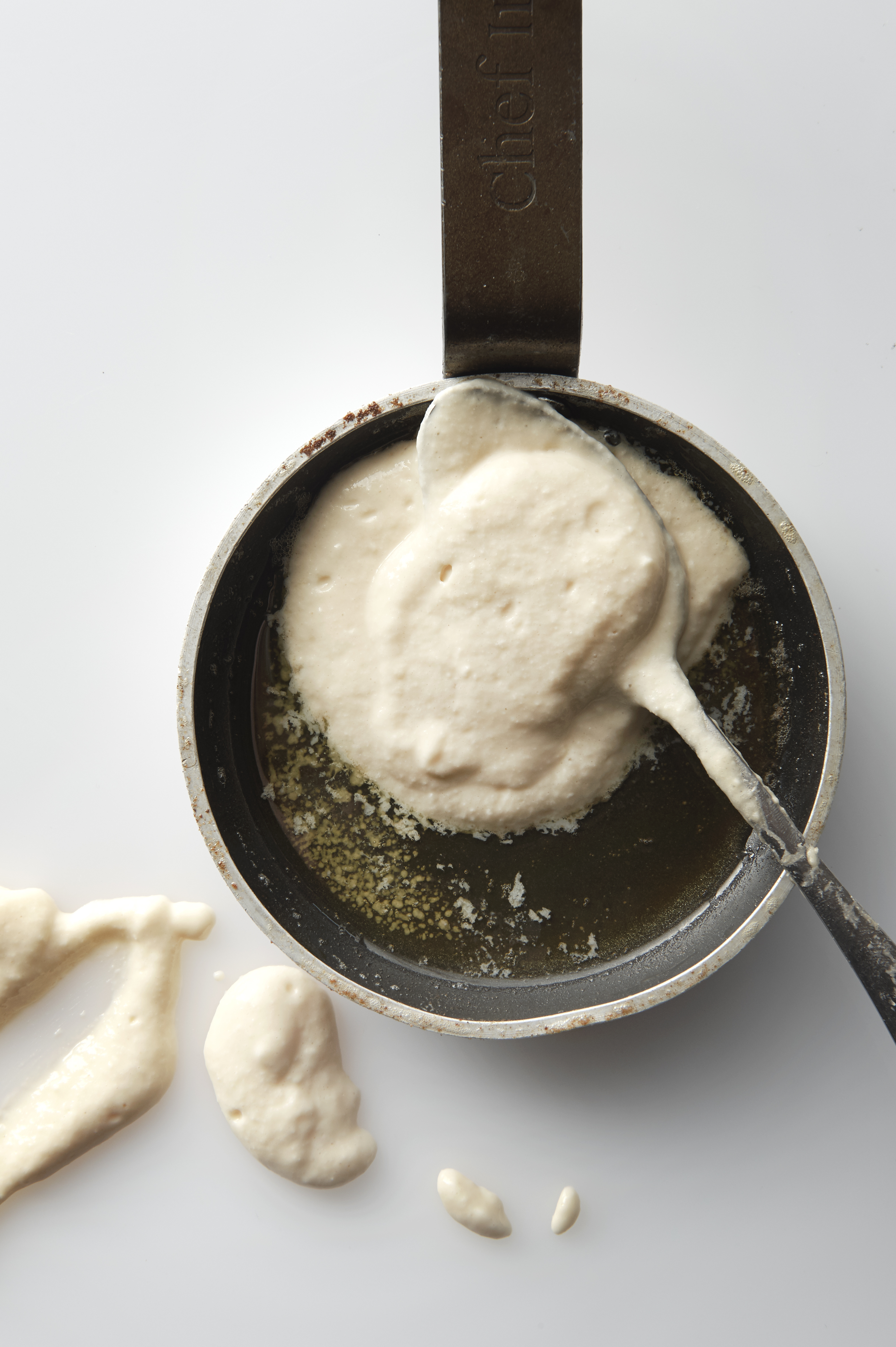 Spring onion and ricotta pancakes