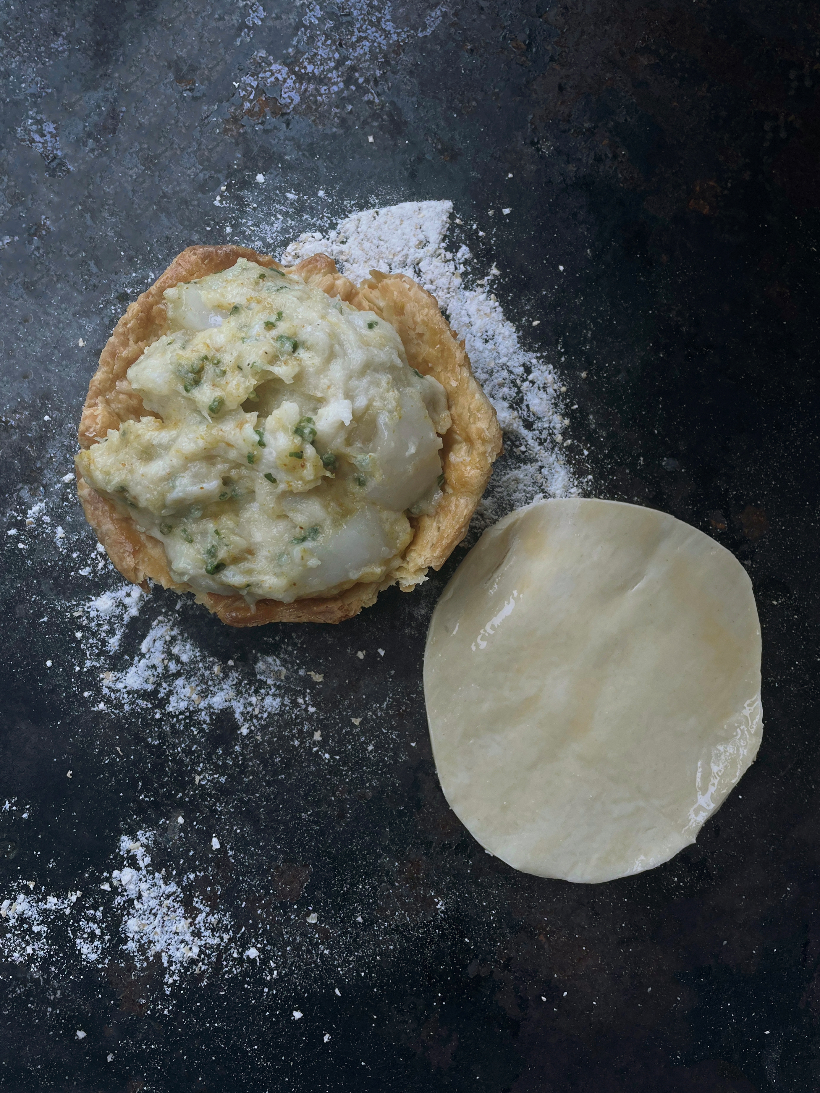 Scallop pie