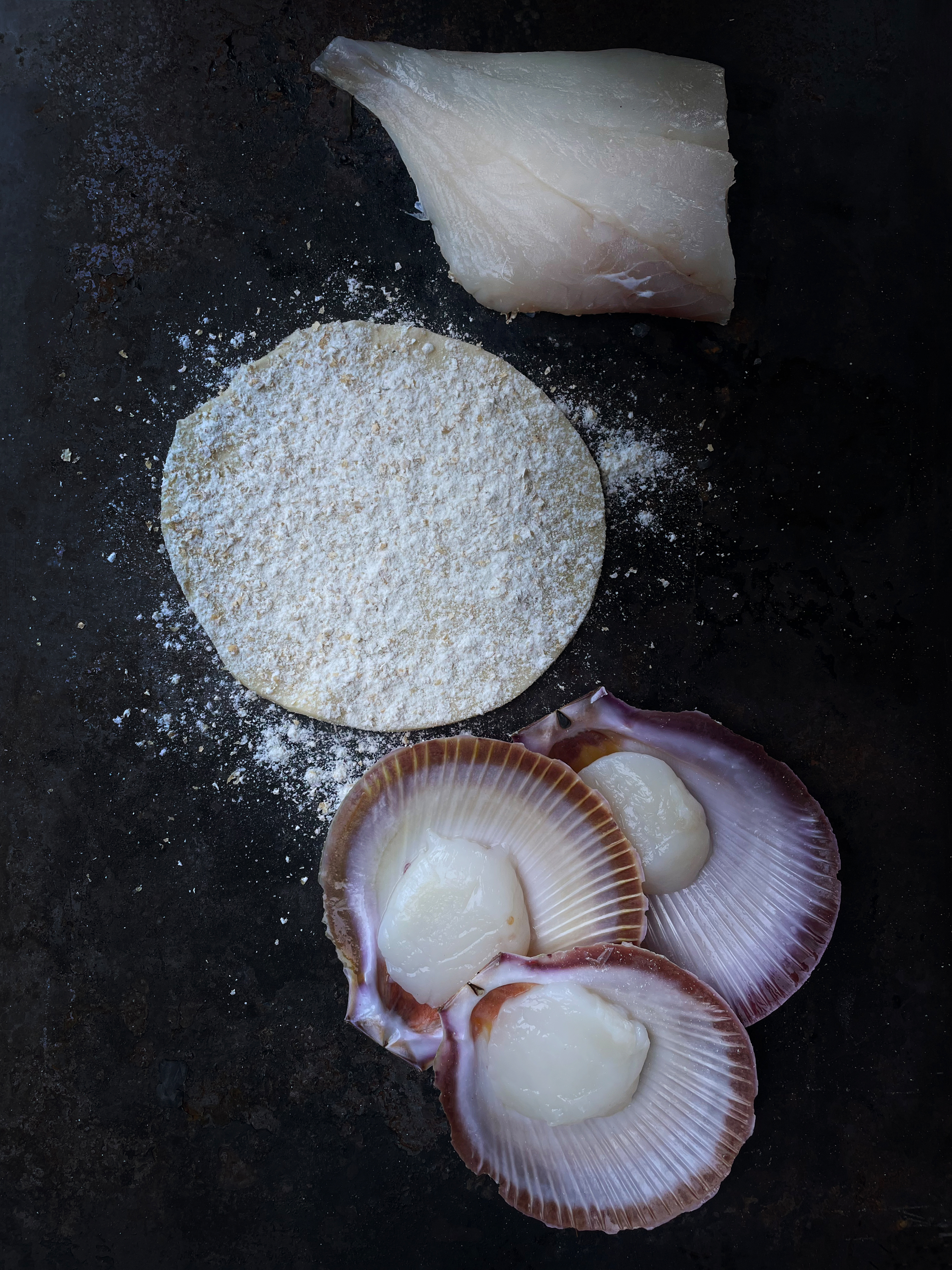 Scallop pie