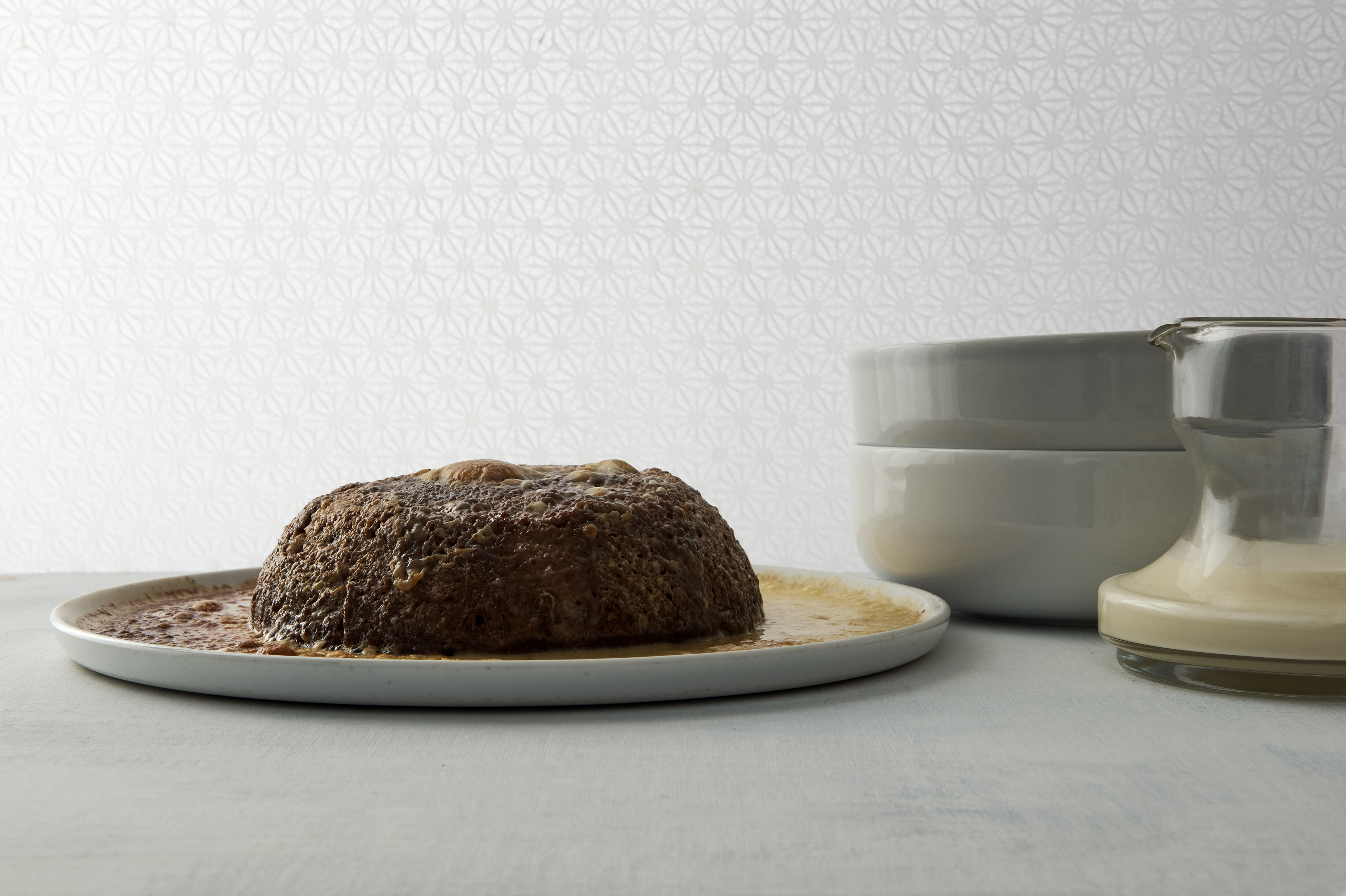 Twice-cooked chocolate soufflé 