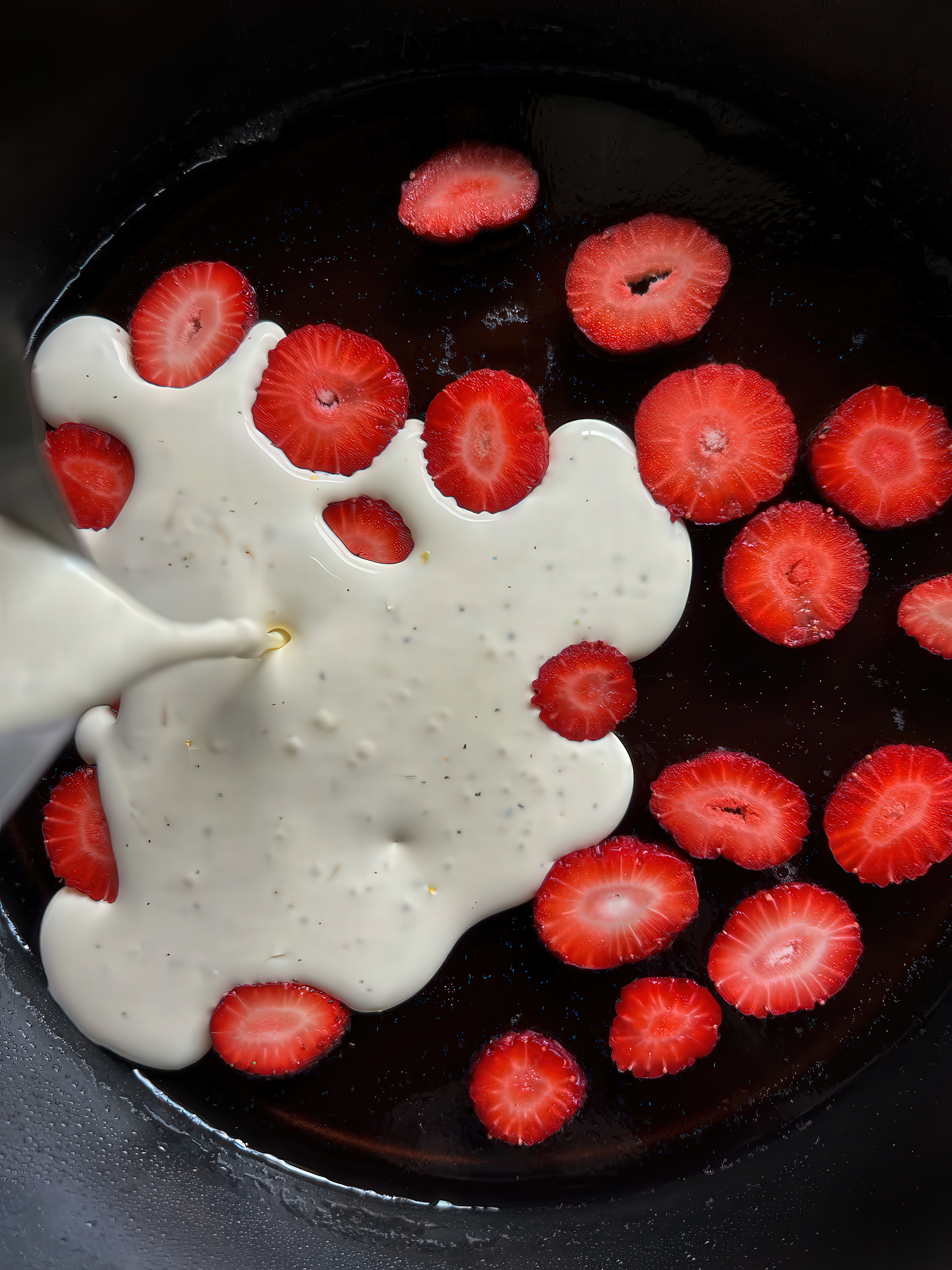 Strawberry and lemon myrtle jelly cake