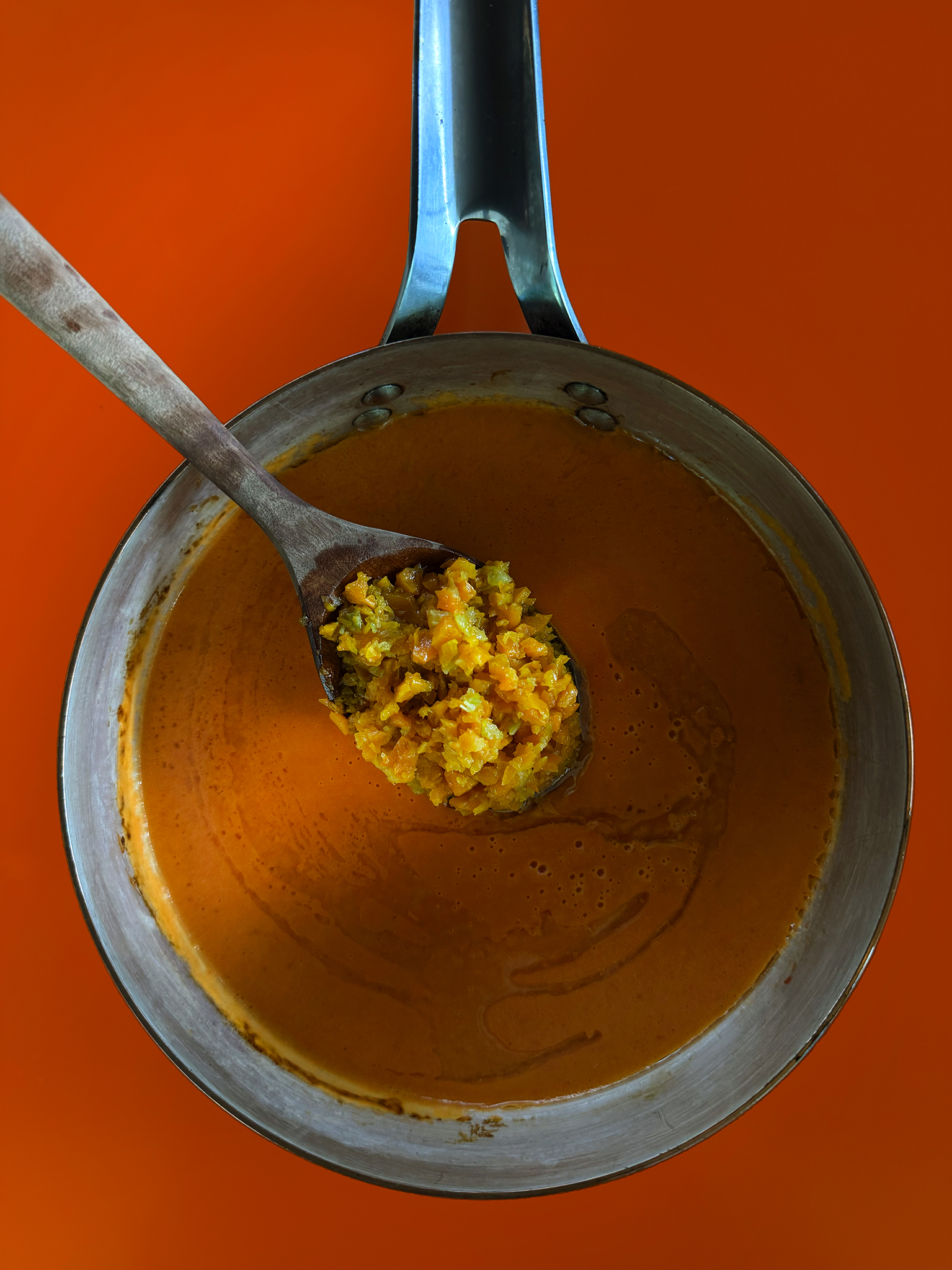 Fried blue-eye in tomato butter sauce