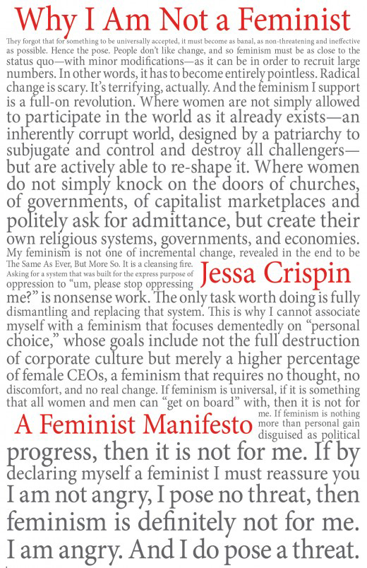 Why I Am Not a Feminist 